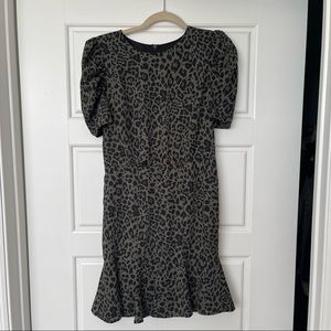 Express Leopard Mini Dress
